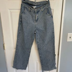 Trendy Straight Leg Jeans